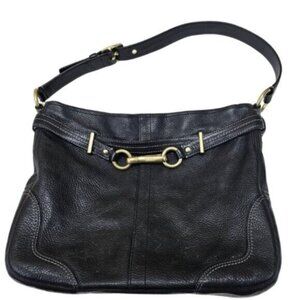 Coach Black Classic Modern Business Casual Everyday Hobo Shoulder Bag